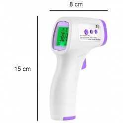 Termometr 2 Funkcyjny Bezdotykowy LCD Medyczny F°/C°