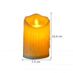 Elektroniczne Świecące Znicze Ruchomy Płomień Świeczka LED Zestaw 6szt
