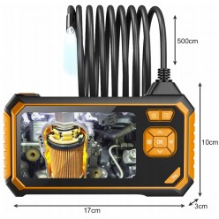 Kamera Inspekcyjna z Wyświetlaczem LED 4,3' Endoskop 5m