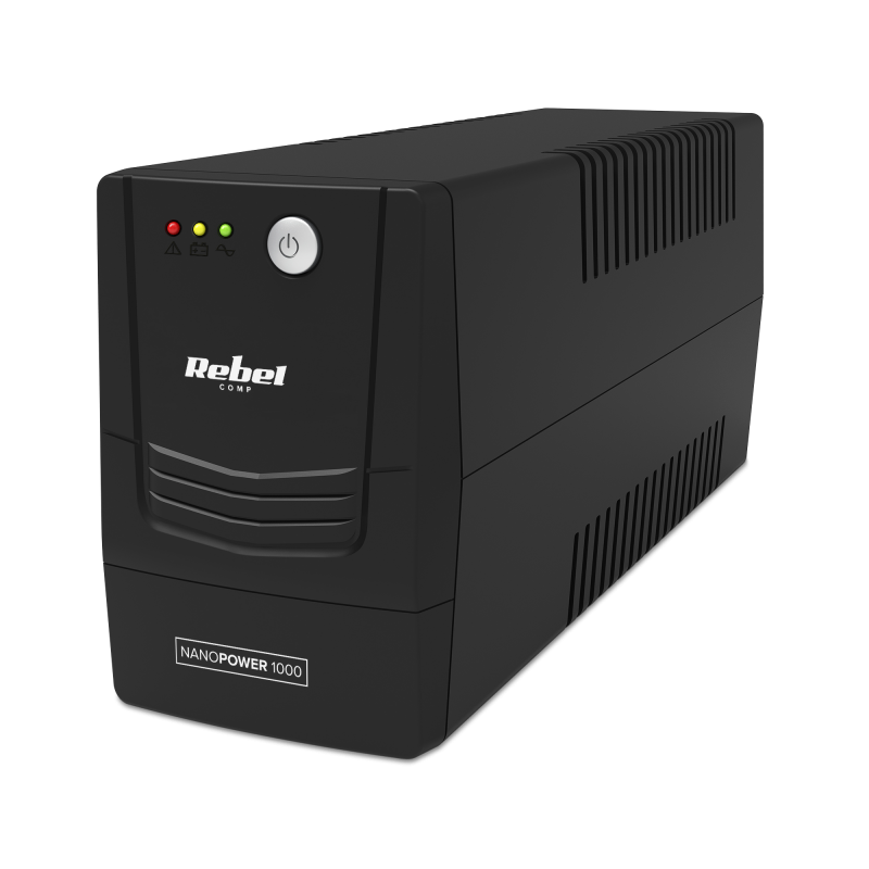 Zasilacz Awaryjny Komputerowy Ups Rebel Model Nanopower 1000 ( Offline, 1000Va / 600W , 230 V , 50Hz )