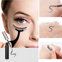 Zestaw 3 Pary Magnetyczne Rzęsy Aplikator + Eyeliner