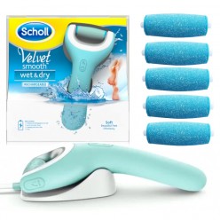 Scholl Velvet Smooth Wet&Dry Pilnik Do Stóp + 5 Rolek