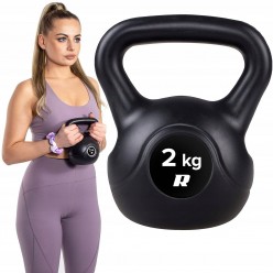 Kettlebell Odważnik 2 kg Kula Hantel Do Ćwiczeń