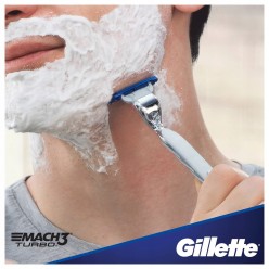 Gillette Mach3 Turbo Gilette Wkłady Nożyki Ostrza 8szt