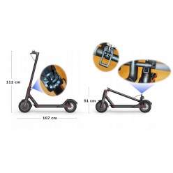 Elektryczna Hulajnoga E-scooter M365 3 Prędkości 30 km/h 500W Bluetooth