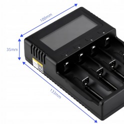 Ładowarka Do Akumulatorów AA AAA 18650 26650 napięcie 230V i 12V