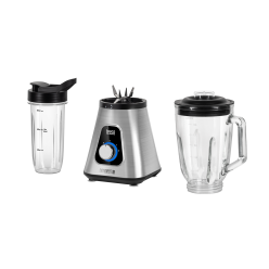 Blender Kielichowy Easy Expert Go 1300W , Szklany Kielich 1,5L + Kubek Podróżny 600 Ml