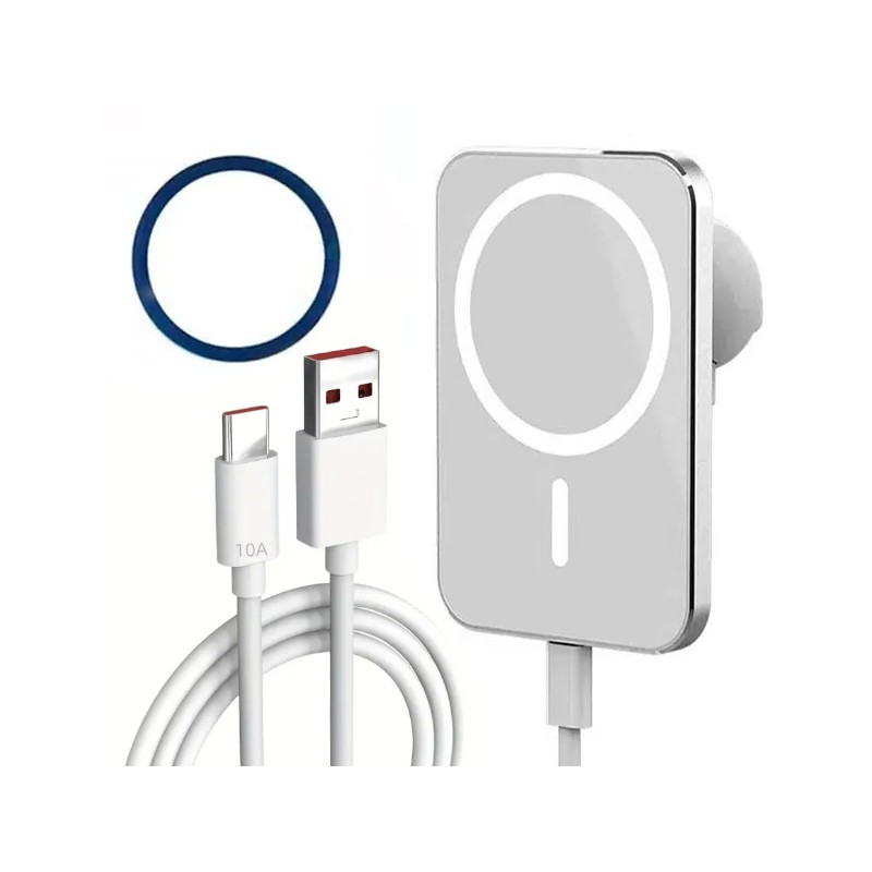 Samochodowa Bezprzewodowa Ładowarka MagSafe Do iPhone Apple Biała