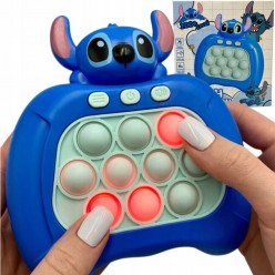 Zabawka Pop It Antystresowy Elektroniczny  5 Trybów Gra Popit Pokemon Stitch