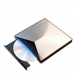 Zewnętrzny Napęd CD/DVD Nagrywarka USB 3.0 USB-C Aluminium