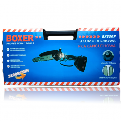 Piła Łańcuchowa Boxer BX3307 2 Akumulatory 24V 2x Łańcuch 6' Auto Smarowanie 2000W