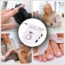 Frezarka Do Manicure Paznokci 65W Zestaw Frezów + Ceramiczny