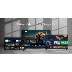 Telewizor Kruger&matz 32" Hd Google Tv,  Dvb-T2/s2/t/c   H.265 Hevc