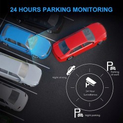 Rejestrator Samochodowy Wykrywanie Ruchu Monitoring Parking 24H