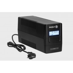 Zasilacz Awaryjny Komputerowy Ups Rebel Model Nanopower Plus 1000 ( Offline, 1000Va / 600W , 230 V , 50Hz , Lcd , Usb , Rj45 )