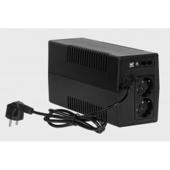 Zasilacz Awaryjny Komputerowy Ups Rebel Model Nanopower Plus 1000 ( Offline, 1000Va / 600W , 230 V , 50Hz , Lcd , Usb , Rj45 )