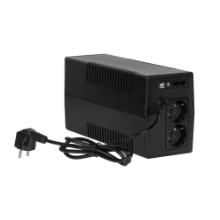 Zasilacz Awaryjny Komputerowy Ups Rebel Model Nanopower Plus 850 ( Offline, 850Va / 480W , 230 V , 50Hz , Lcd , Usb , Rj45 )