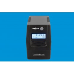 Zasilacz Awaryjny Komputerowy Ups Rebel Model Nanopower Plus 850 ( Offline, 850Va / 480W , 230 V , 50Hz , Lcd , Usb , Rj45 )