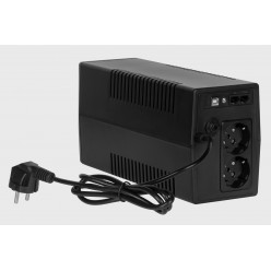 Zasilacz Awaryjny Komputerowy Ups Rebel Model Nanopower Plus 850 ( Offline, 850Va / 480W , 230 V , 50Hz , Lcd , Usb , Rj45 )