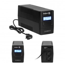 Zasilacz Awaryjny Komputerowy Ups Rebel Model Nanopower Plus 850 ( Offline, 850Va / 480W , 230 V , 50Hz , Lcd , Usb , Rj45 )