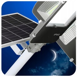 Uliczna Solarna Lampa o Dużej Mocy 2000W Osobny Panel Solarny