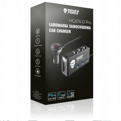 Samochodowa Ładowarka Rozdzielacz USB 120W 12/24V