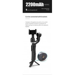 Gimbal 3-Osiowy z Bluetooth Kompatybilny z GoPro + Statyw