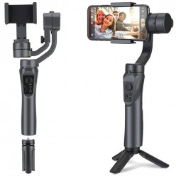 Gimbal 3-Osiowy z Bluetooth Kompatybilny z GoPro + Statyw