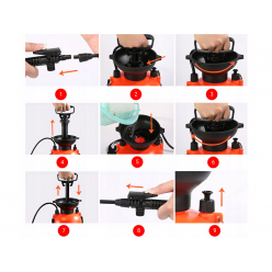 Ogrodowy Opryskiwacz Ciśnieniowy Ręczny Spryskiwacz Długa Lanca 5 litrów