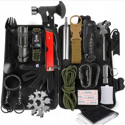 Wojskowy Zestaw Survival 52w1 Niezbędnik Multitool 52el XL