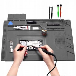 Silikonowa Mata Serwisowa do Lutowania – Organizer na Biurko, 45x30 cm