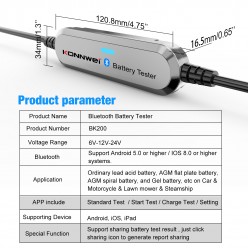 Miernik Baterii Konnwei Bk200