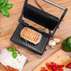 Panini Grill Teesa, Toster, Opiekacz, 1000W, 3 Pozycje