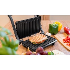 Panini Grill Teesa, Toster, Opiekacz, 1000W, 3 Pozycje