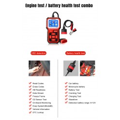 Miernik Diagnostyczny, Skaner Obd2, Tester Baterii  Konnwei Kw681