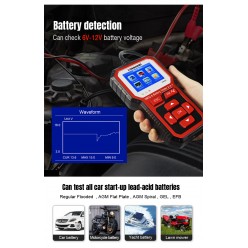 Miernik Diagnostyczny, Skaner Obd2, Tester Baterii  Konnwei Kw681