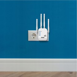 Wzmacniacz sygnału WiFi Repeater 5GHz, 1200 Mb/s, Zwiększa Zasięg