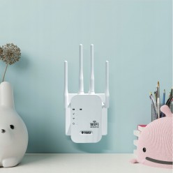 Wzmacniacz sygnału WiFi Repeater 5GHz, 1200 Mb/s, Zwiększa Zasięg