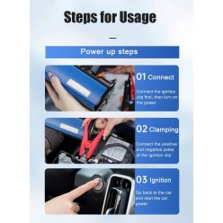 4w1 Powerbank Kompresor Latarka Jump Starter