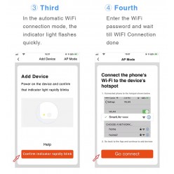 Inteligentny Czujnik Dymu z WiFi Alarm Na Telefon 85 dB