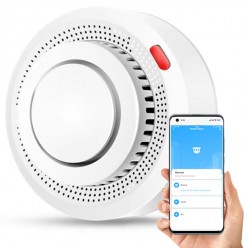 Inteligentny Czujnik Dymu z WiFi Alarm Na Telefon 85 dB