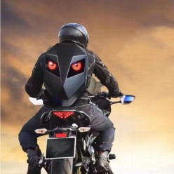 Plecak Na Motocykl z Oczami LED Na Kask Bluetooth Funkcja Stop