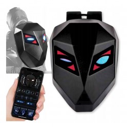 Plecak Na Motocykl z Oczami LED Na Kask Bluetooth Funkcja Stop