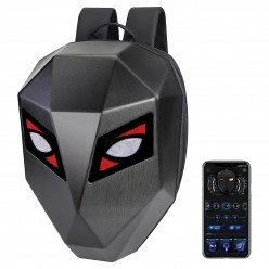 Plecak Na Motocykl z Oczami LED Na Kask Bluetooth Funkcja Stop