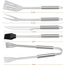 Narzędzia Do Grilla Akcesoria Grillowe 33 elementy + Etui