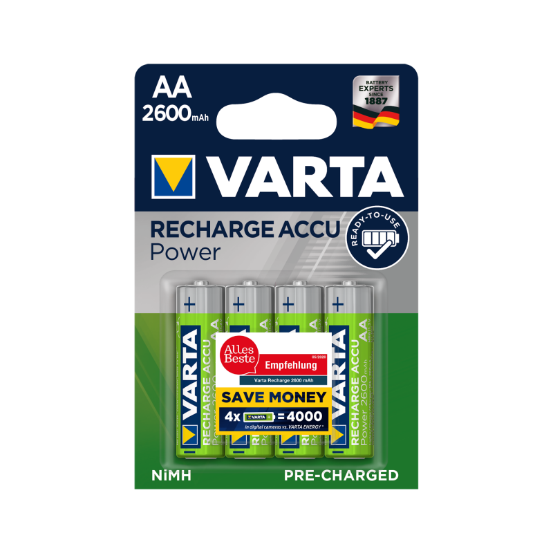 Akumulator VARTA AA 2600mAh 4szt./bl.