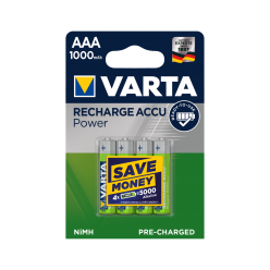 Akumulator VARTA AAA 1000mAh 4szt./bl.