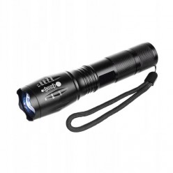 LATARKA ZESTAW LATARKI TAKTYCZNE LED XM-L T6 Q5 COB ZOOM 3szt.