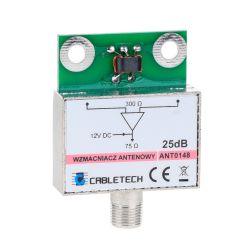 Wzmacniacz antenowy ekranowany 25dB Cabletech