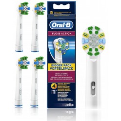 BOX SZCZOTECZKI KOŃCÓWKI ORAL-B FLOSS ACTION Paczka 4szt